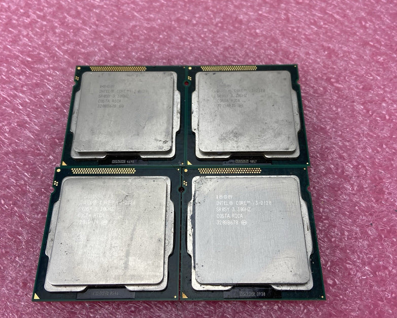 Lot of 4 Intel Core i3-2120 SR1S6 2GHz Desktop CPU