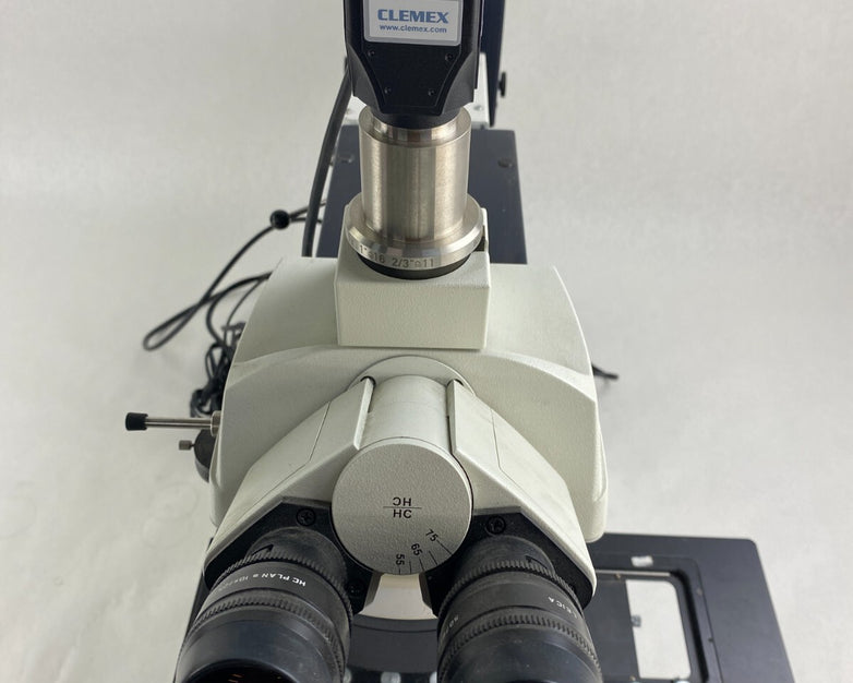 Leica DM6000M Microscope w/ Objectives Power Supplies Clemex Camera