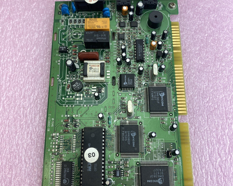 Dynamode V1433VQH-U 8-Bit ISA 33.6Kbps V.34 Voice Modem Card