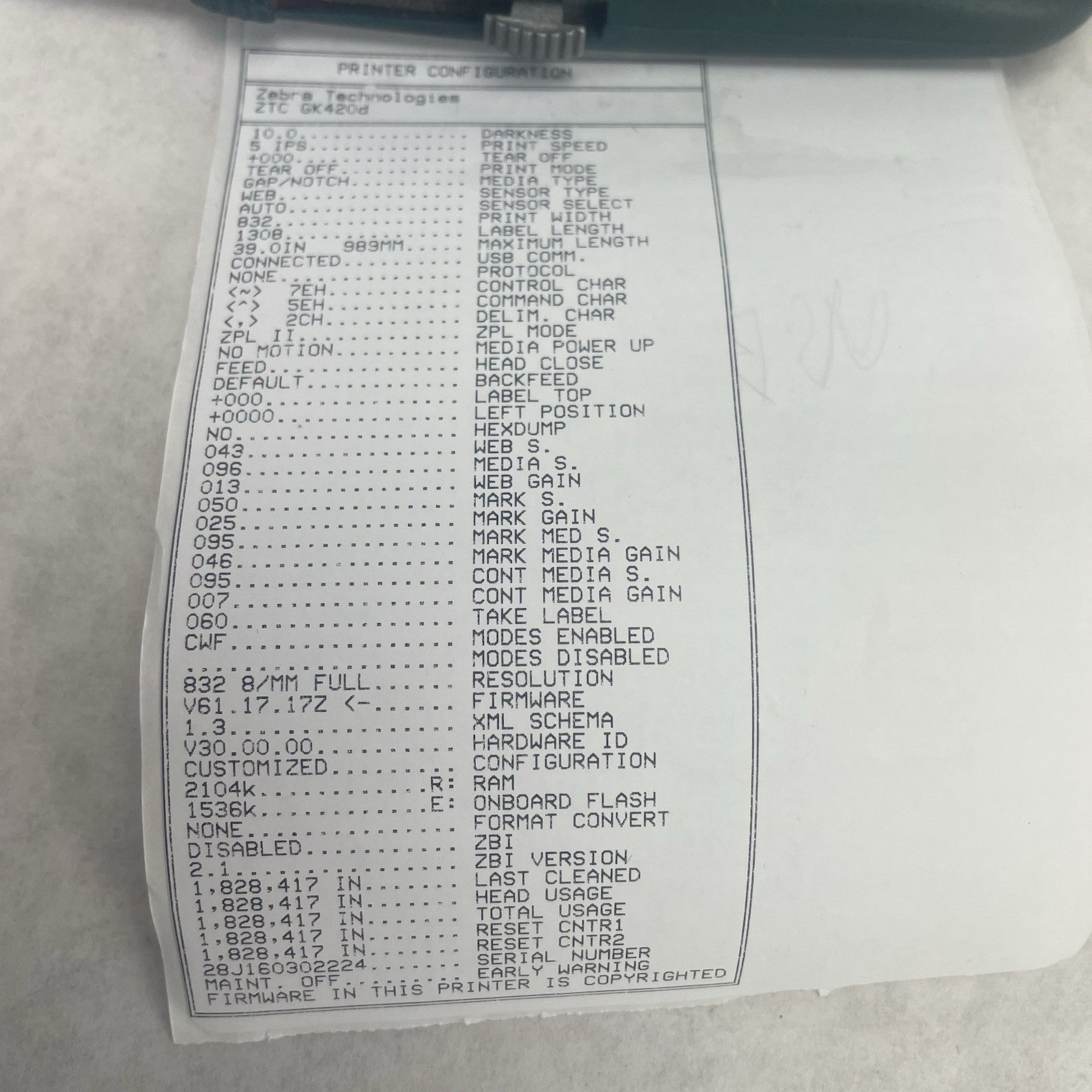 Zebra GK420d Thermal Label Printer - Tested10