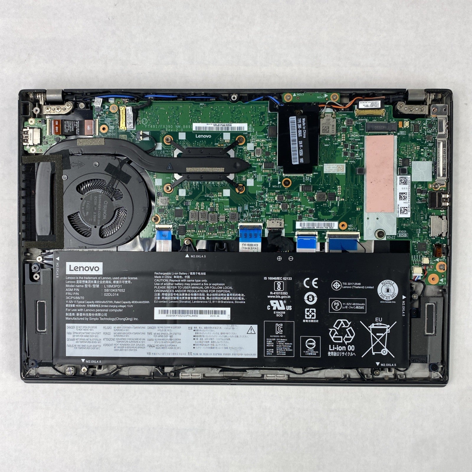 Lenovo ThinkPad T490s Intel Core i5-8365U 1.60GHz 8GB RAM 14.0" No HDD No OS