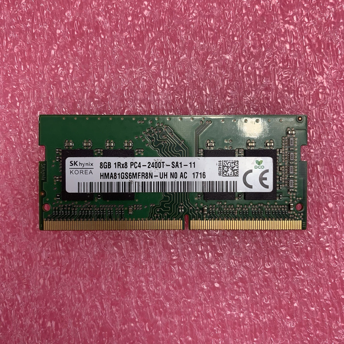 SK Hynix HMA81GS6MFR8N-UH PC4-2400T-SA1-11 8GB 1Rx8 Desktop Memory RAM5