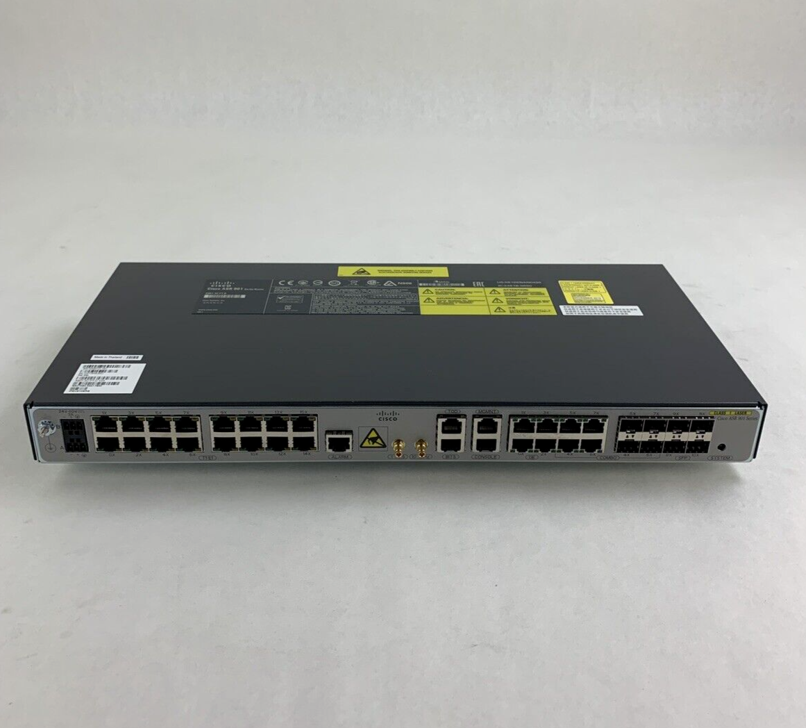 Cisco A901-4C-F-D 8-Port Ethernet Services ASR 901 Series Router Box Opened
