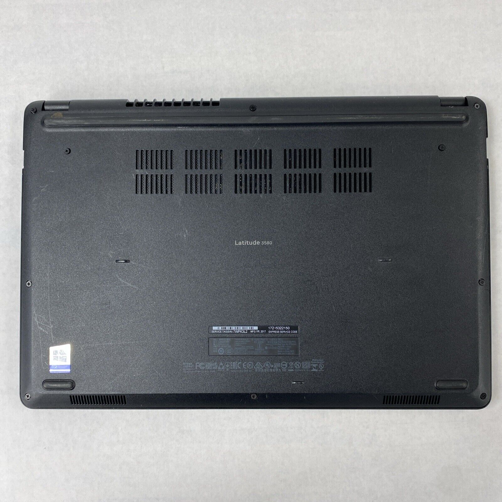 Dell Latitude 3580 Touch Core i5-7200U 2.50GHz 8GB RAM 15.6" No HDD No OS No OS