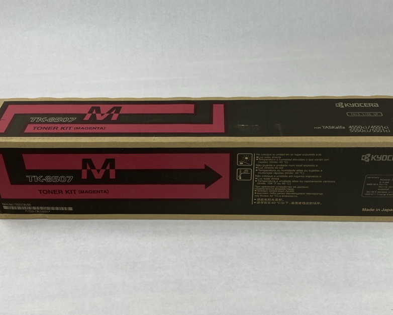 Kyocera TK-8507M Magenta Toner Cartridge OEM Sealed