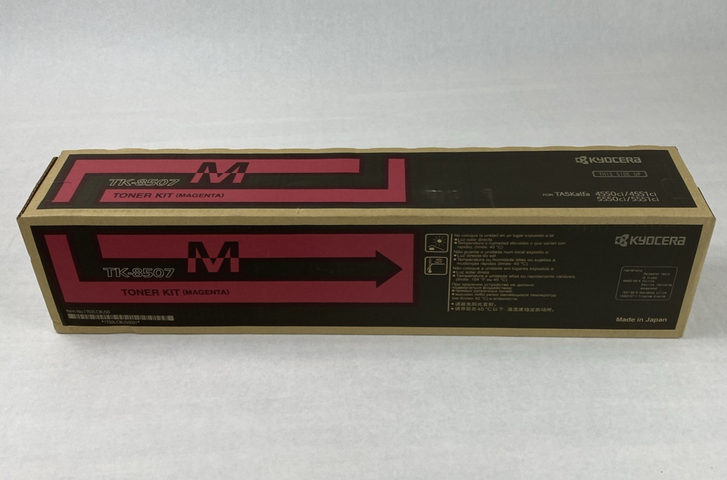 Kyocera TK-8507M Magenta Toner Cartridge OEM Sealed
