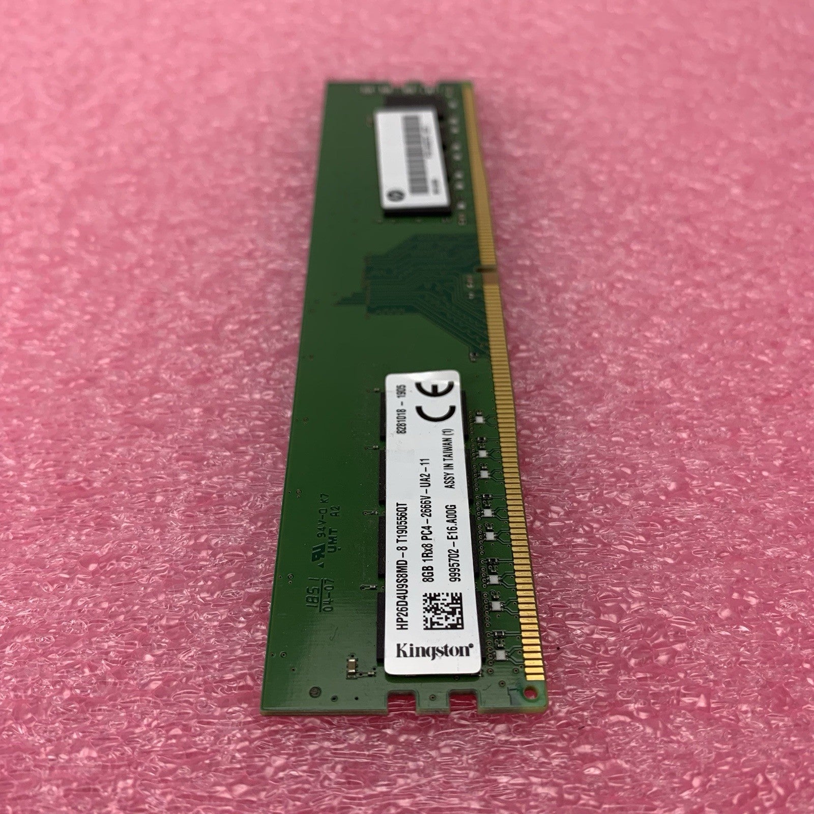 Kingston HP26D4U9S8MD-8 PC4-2666V-UA2-11 8GB 1Rx8 Desktop Memory RAM4