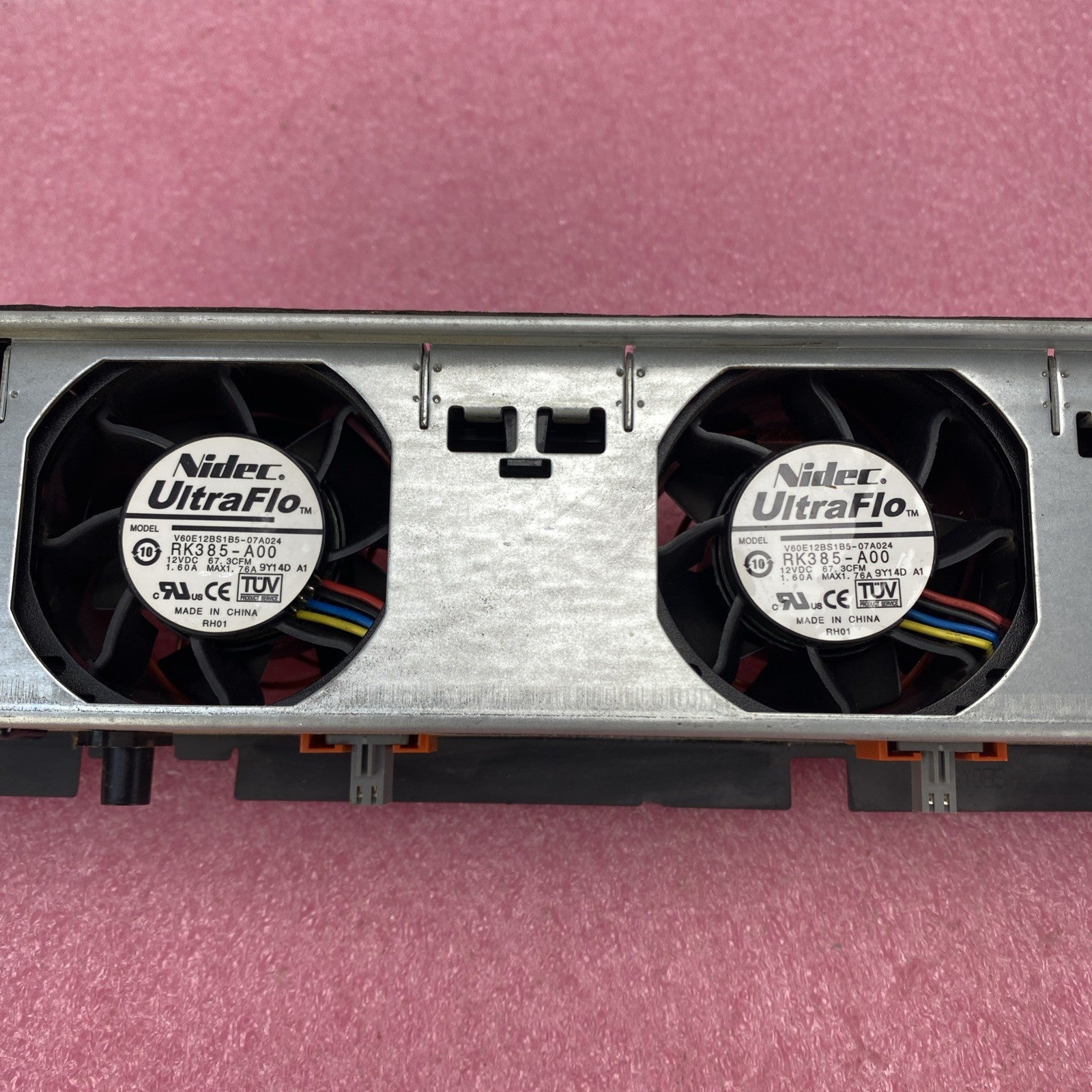 Dell R710 GY080 Power Edge 5 Cooling Fan Slots Missing 1 Fan Untested6