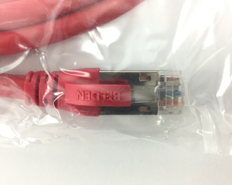 Belden C6F1102007 CAT6 Ethernet Patch Networking Cable 201739 Cord, RED, 7-Foot