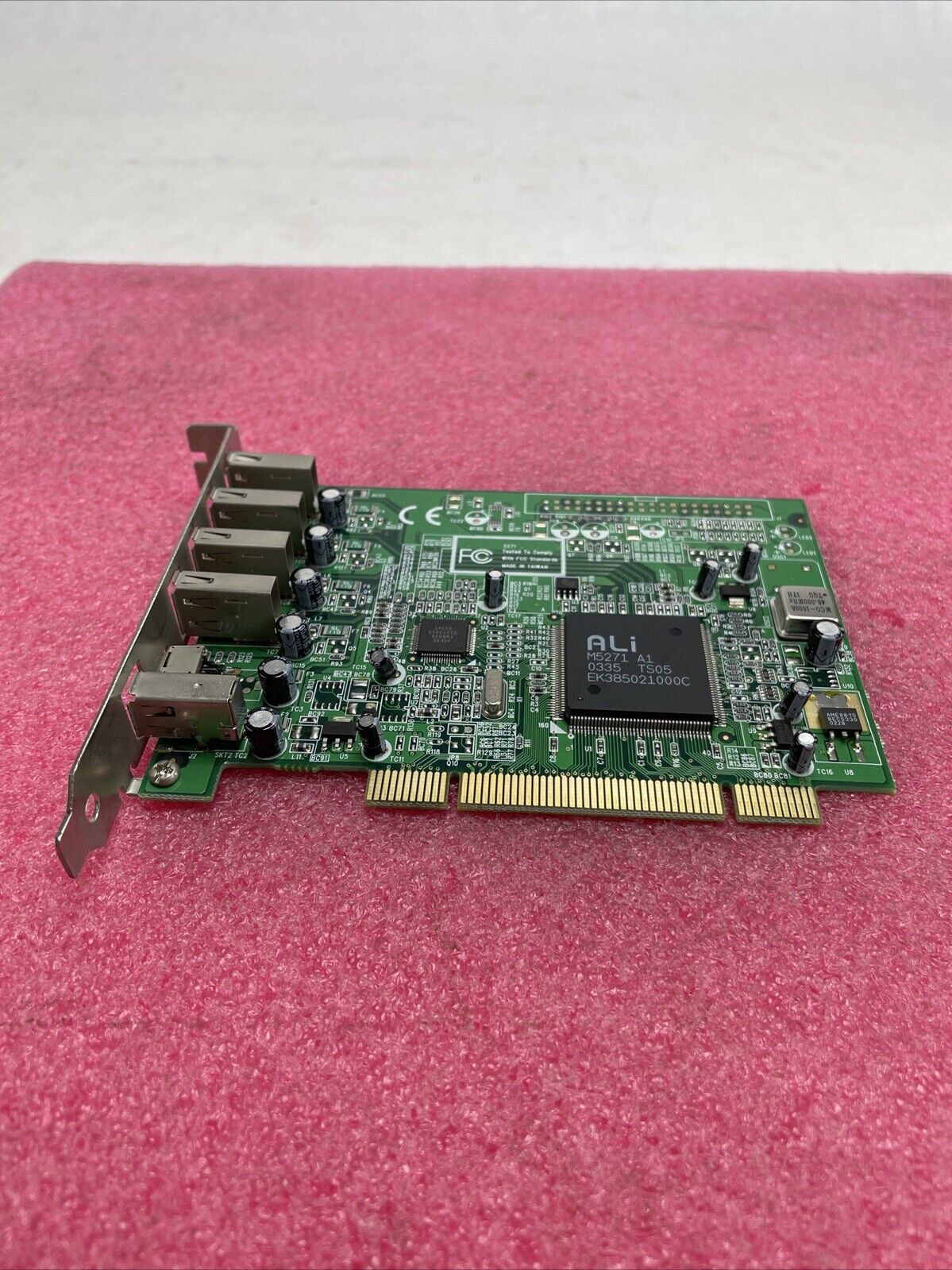 Ali PCI Card 4 USB 2 FireWire 400 IEEE Card Adapter