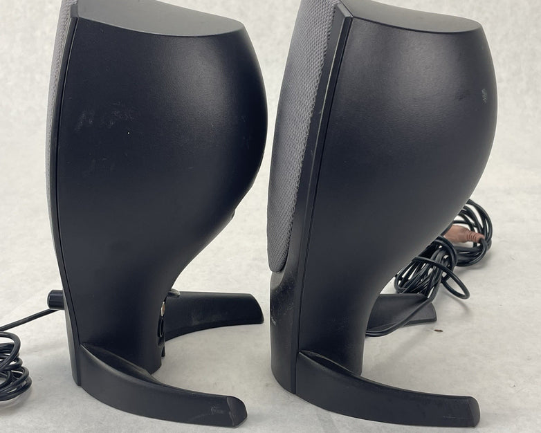 Harman Kardon A00 Wired Computer Speakers Black/Gray Tested No Power Cord