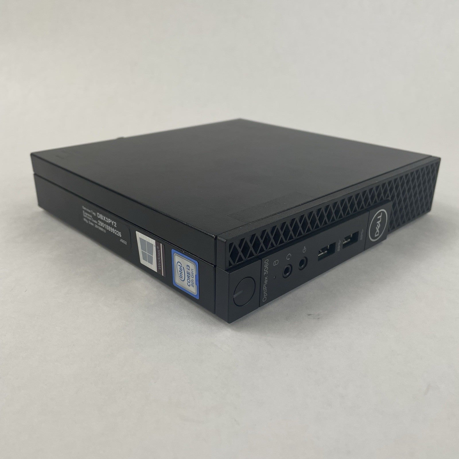 Dell Optiplex 3060 Micro i3-8100T 3.10 GHz 8 GB RAM W/AC No SSD/OS/Antenna0