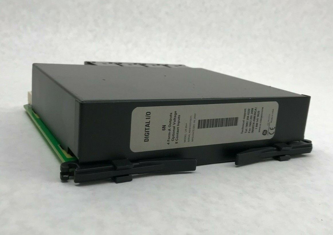 GE Multilin Digital I/O 6N UR6NH 4 Form-A Outputs 8 Digital Inputs 12A0-0006-C6