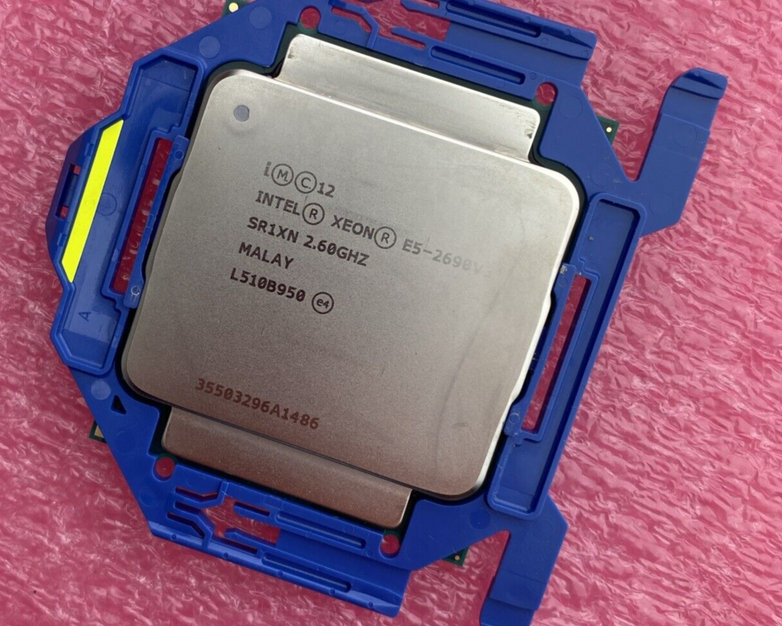 2 Pairs XEON 12 Core E5-2690 SR1XN and E5-2680 v3 SR1XP CPU Processors FCLGA2011