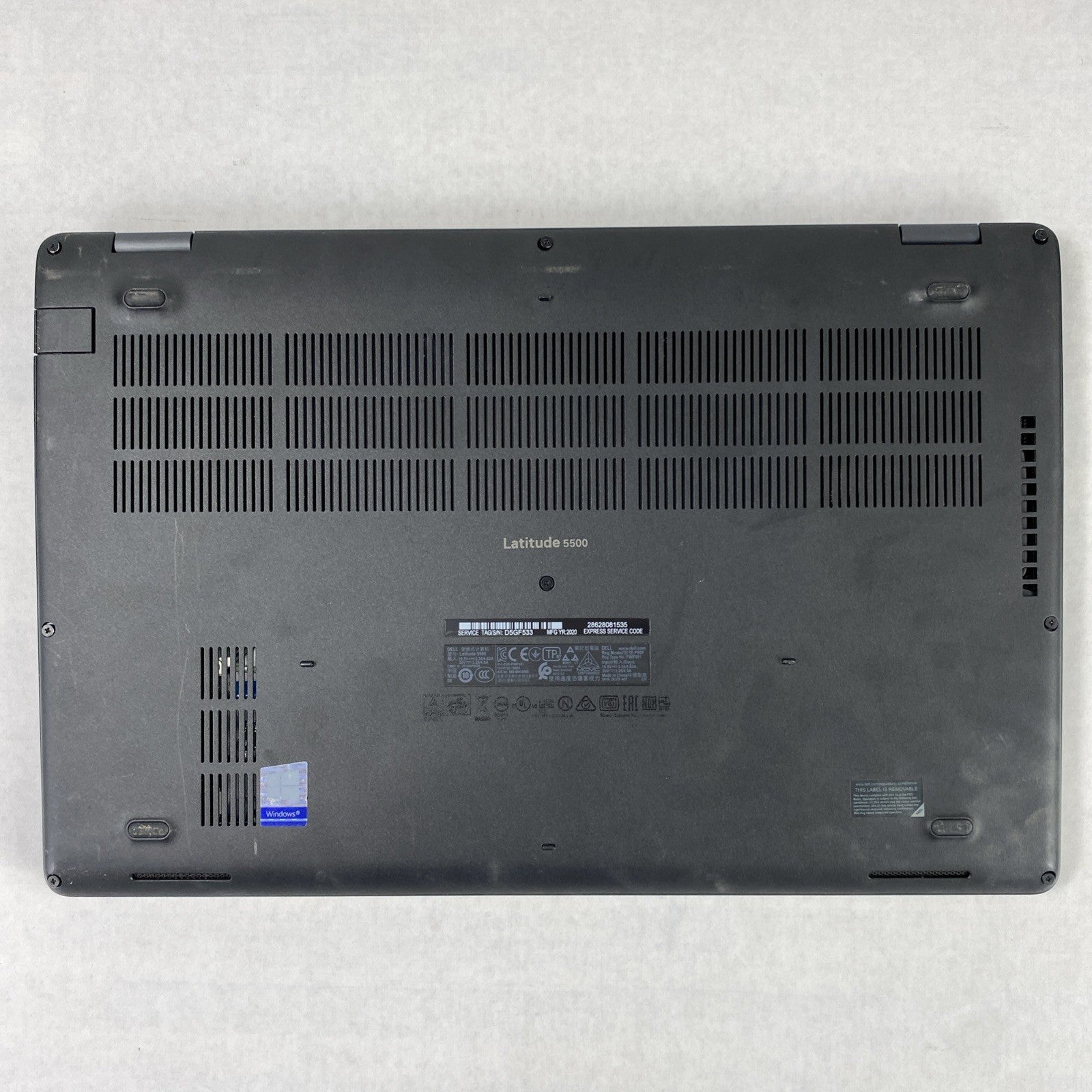 Dell Latitude 5500 Core i5-8365U 1.60 GHz 16GB RAM 15.6" No HDD No OS