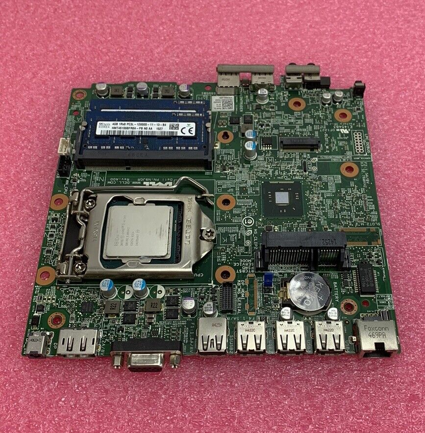 Dell Optiplex 3020M Motherboard Intel Core i3-4150T 3GHz 8GB RAM