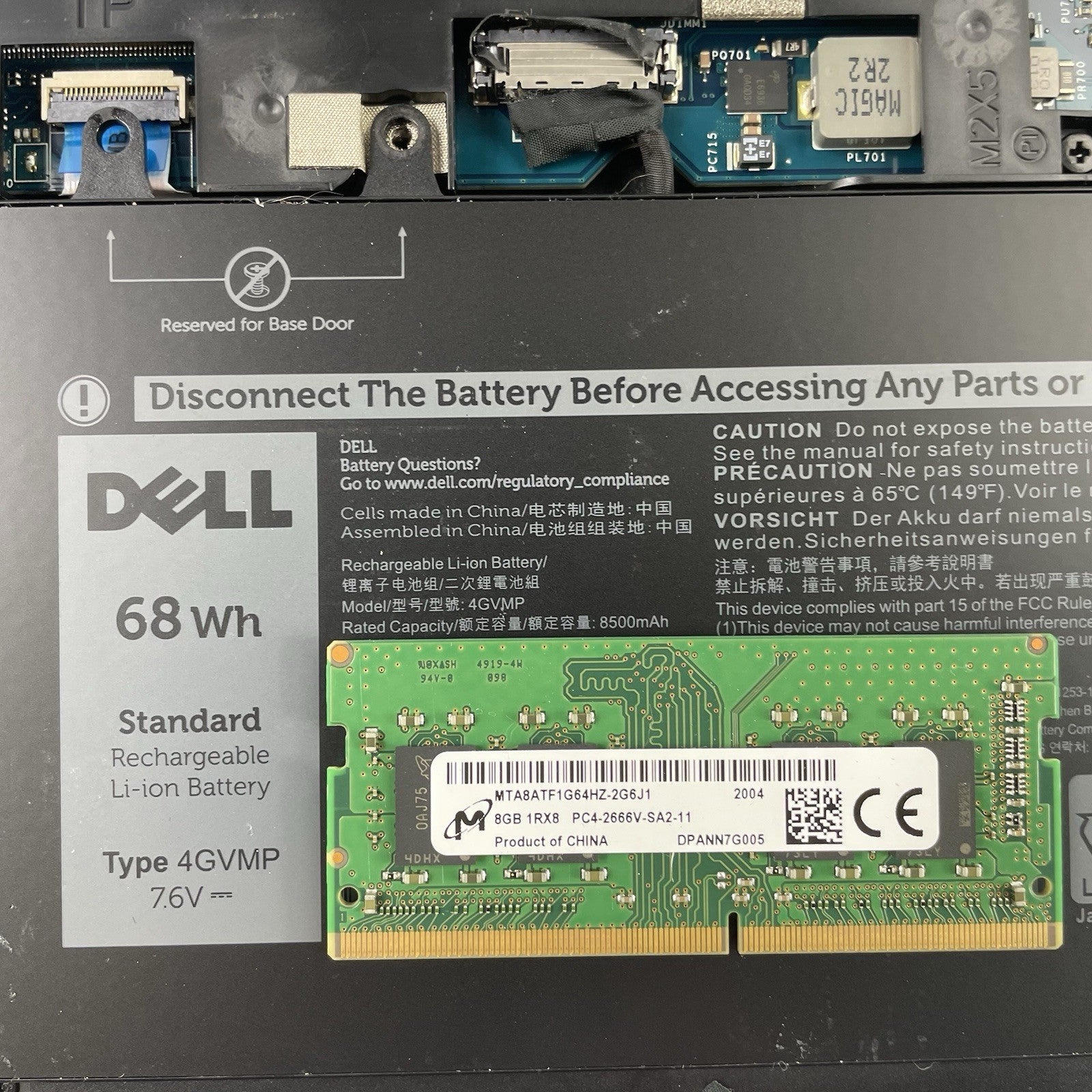 Dell Latitude 5400 14" i7-8665U 1.90 GHz 8 GB RAM No SSD/OS/AC - READ23