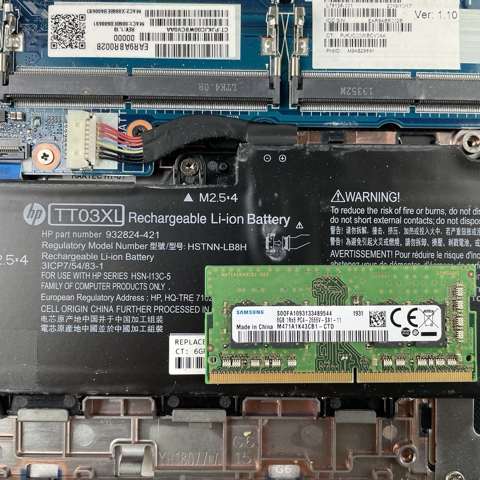 HP EliteBook 850 G6 15.6" i5-8365U 1.60 GHz 8 GB RAM No SSD/OS/AC - READ18