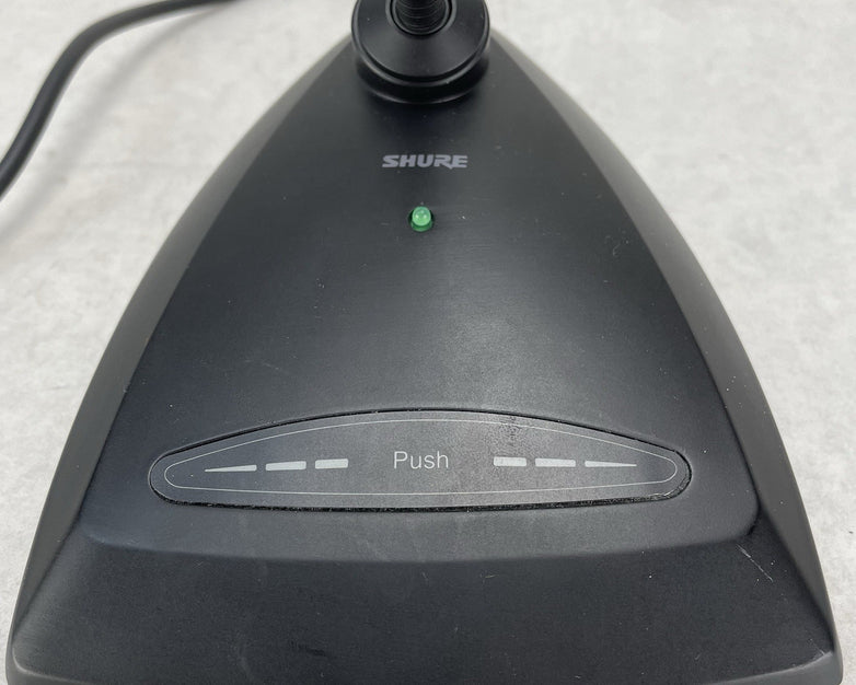 Shure MX412D/S Microflex 18" Desktop Gooseneck Microphone VGC Tested High Gain