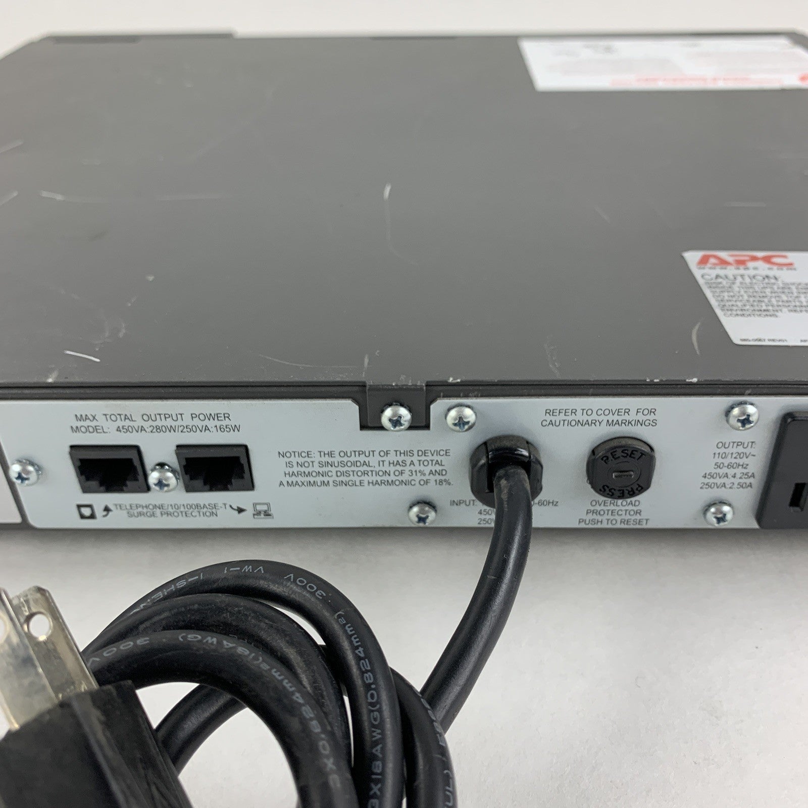 APC SC450RM1U Smart-UPS SC 450 120V 1U Rackmount Tested No Battery