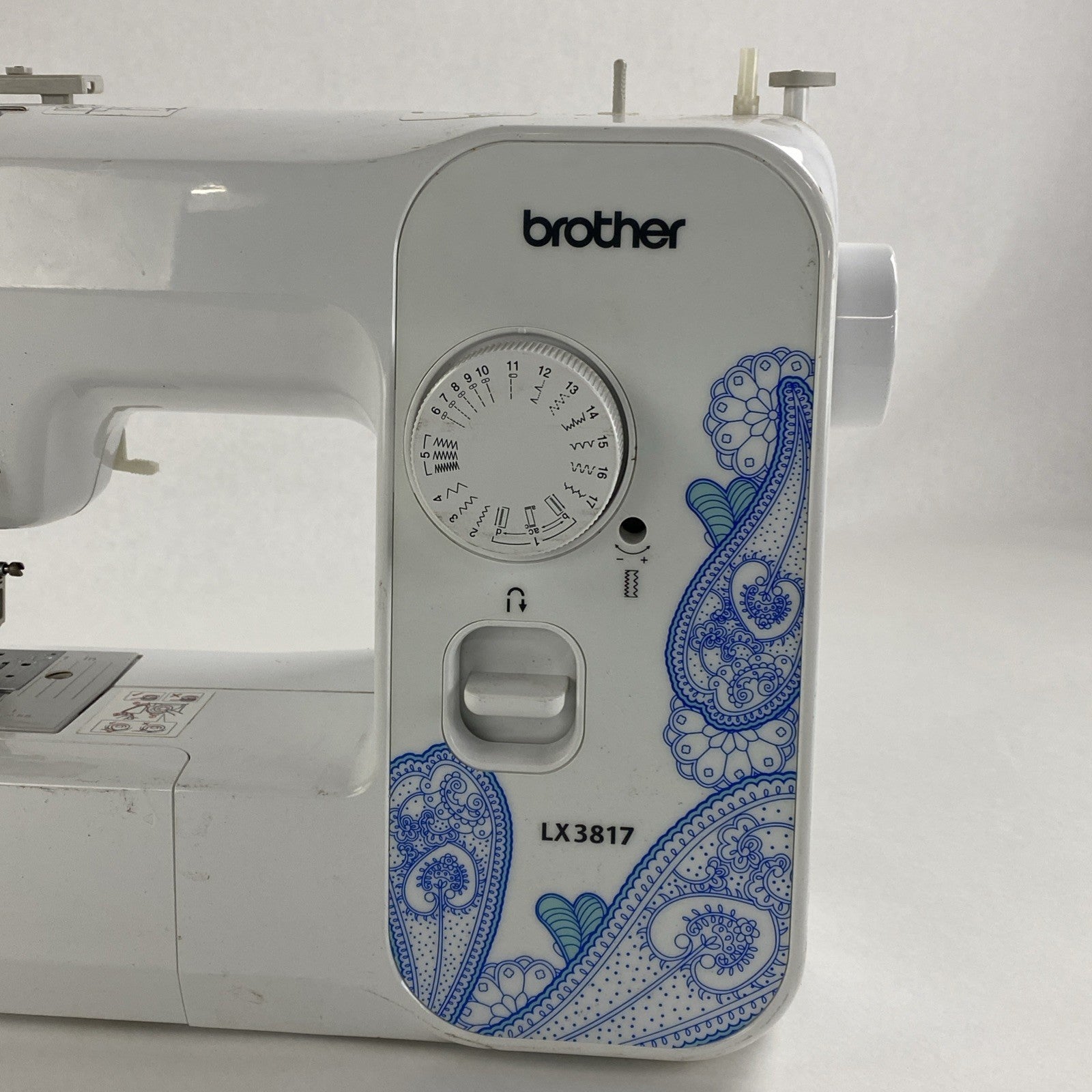 Brother LX3817 Sewing Machine No Foot Pedal No Power Cord parts or Repair1
