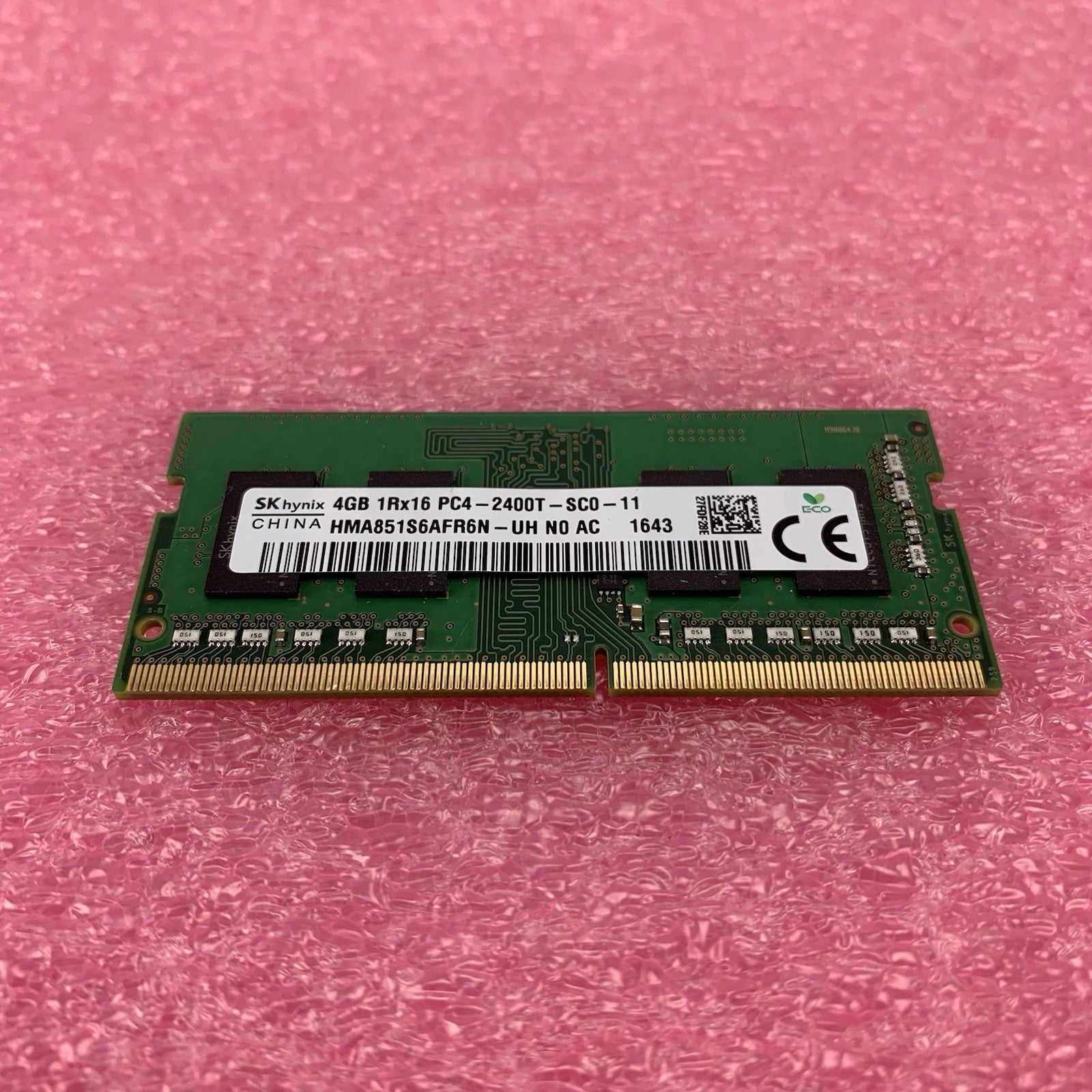 SK Hynix HMA851S6AFR6N-UH PC4-2400T-SC0-11 4GB 1Rx16 Desktop Memory RAM Lot of 41