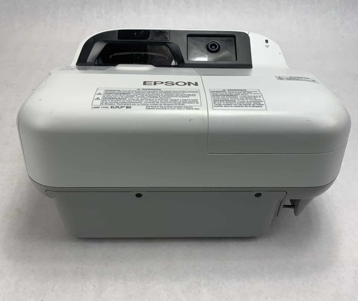 Epson BrightLink 595Wi H599A LCD Lamp Projector 462 Lamp Hours - No Remote1