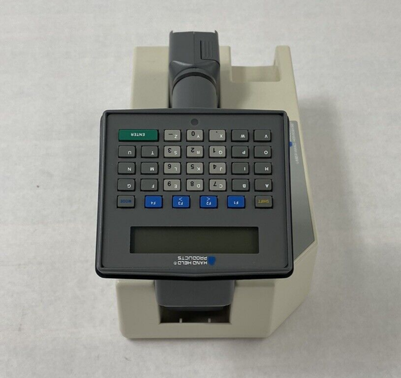 Hand Held Products Laser Wand Barcode Scanner and Cradle Untested w/ AC Adapter