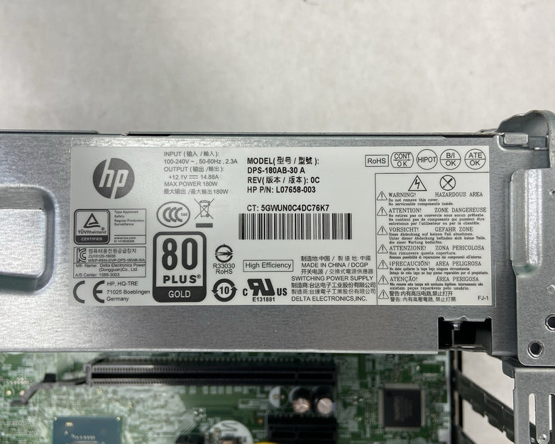 HP ProDesk 400 G6 SFF Intel Core i5-9500 3GHz 8GB RAM No HDD No OS
