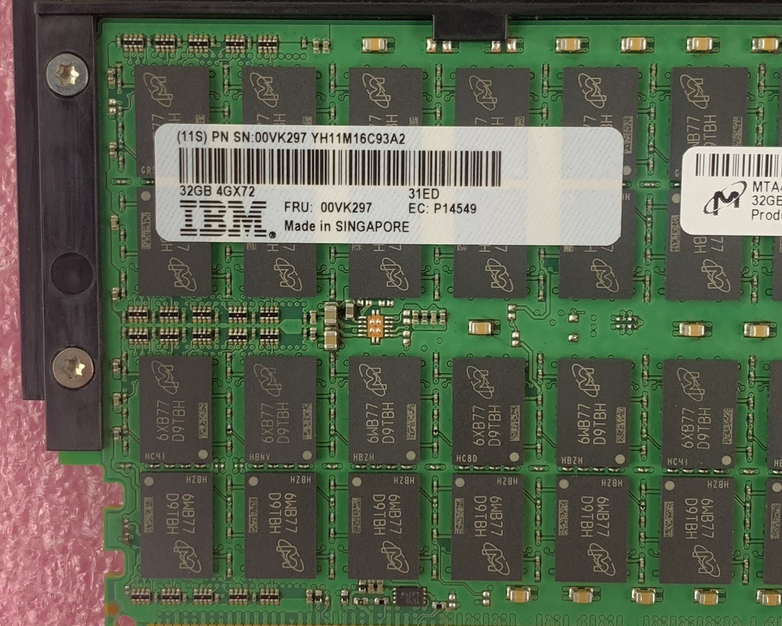 IBM 00VK297 MTA40ALF4G72MDZ-1G6B1B5AA 32 GB DDR4 Memory RAM 4GX72
