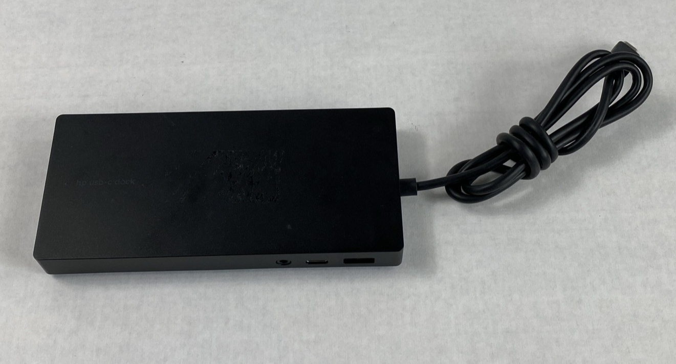 HP Elite USB-C TPA-B01 19.5V 3.33A Docking Station (Lot of 2)