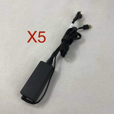 Lenovo AC Adapter ADLX65NCC2A 65W 20V - Lot of 5