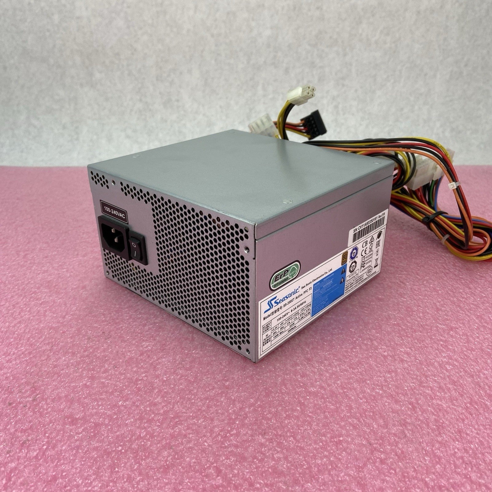 Seasonic SS-350ET Active PFC F3 80 Plus Bronze 350W ATX Power Supply0