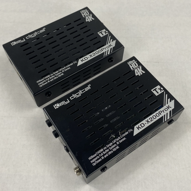 Key Digital KD-X200ProK Tx HDBaseT/HDMI via Single CAT5e/6 Extender Lot of 2