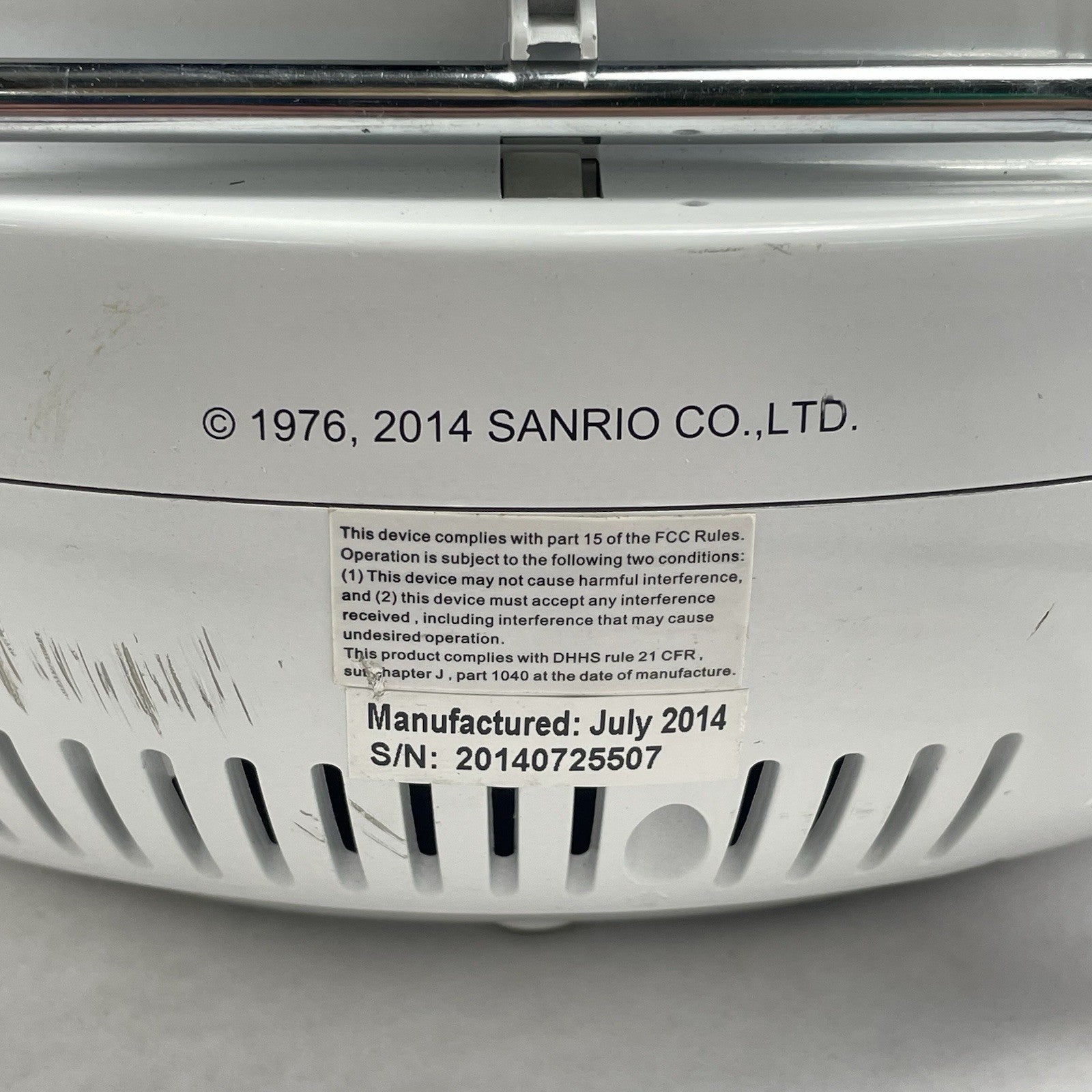 Hello Kitty KT2026MBY CD Player AM FM Radio Boombox 2013 Tested7