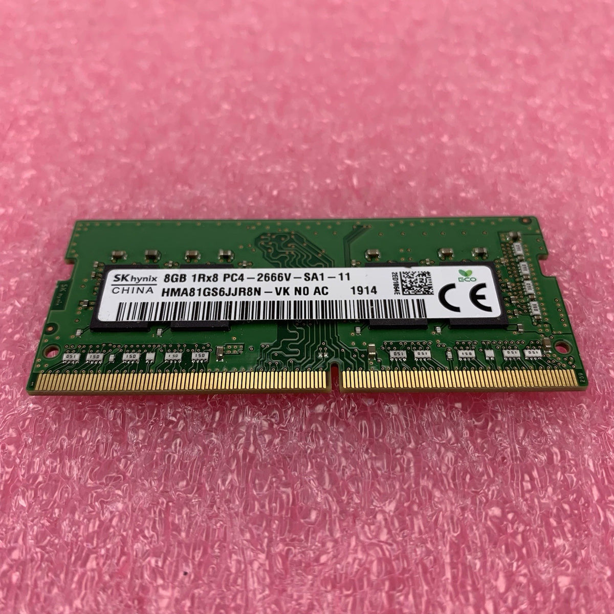 SK Hynix HMA81GS6JJR8N-VK PC4-2666V-SA1-11 8GB 1Rx8 Desktop Memory RAM1
