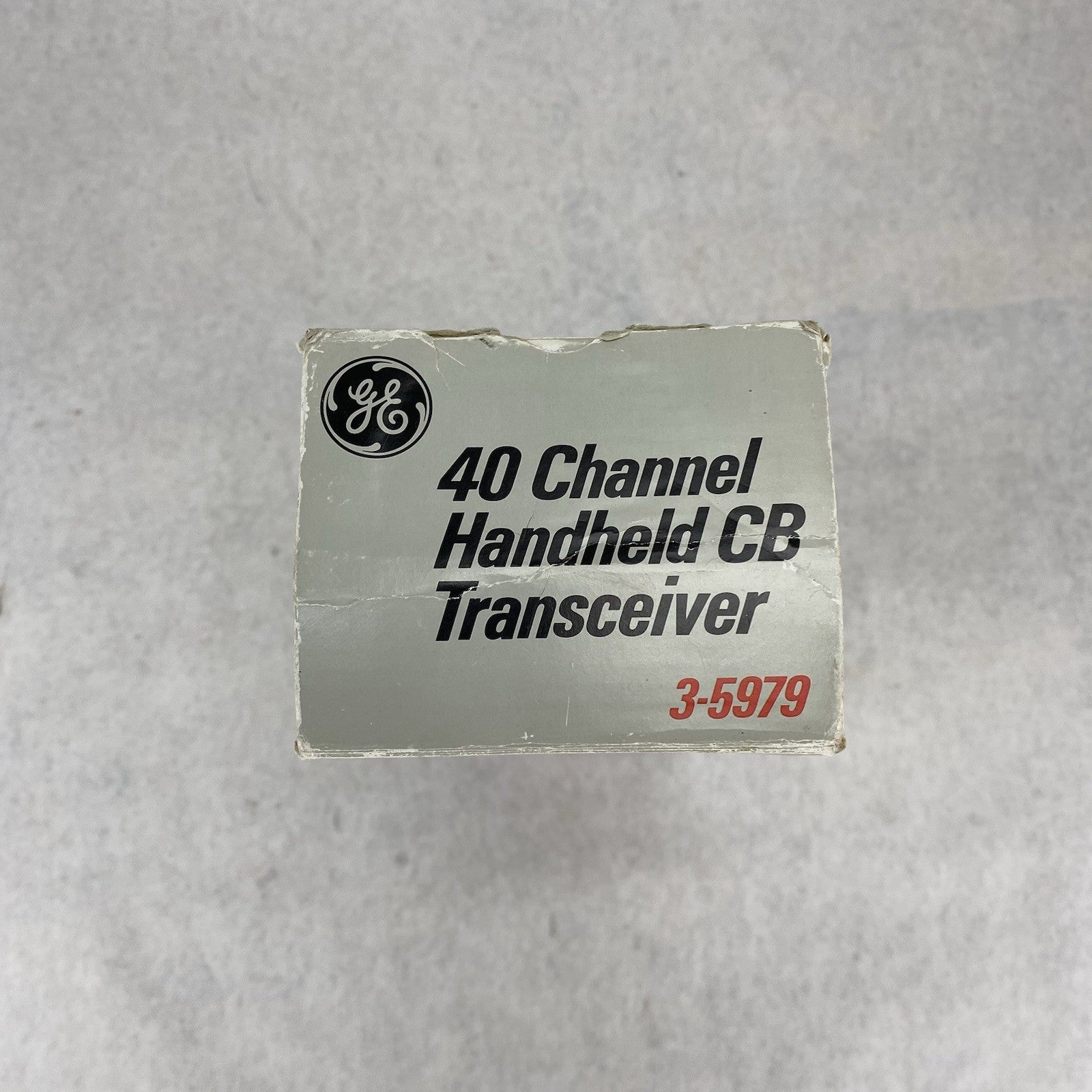 General Electric 3-5979 40-Channel Handheld CB Transceiver Untested