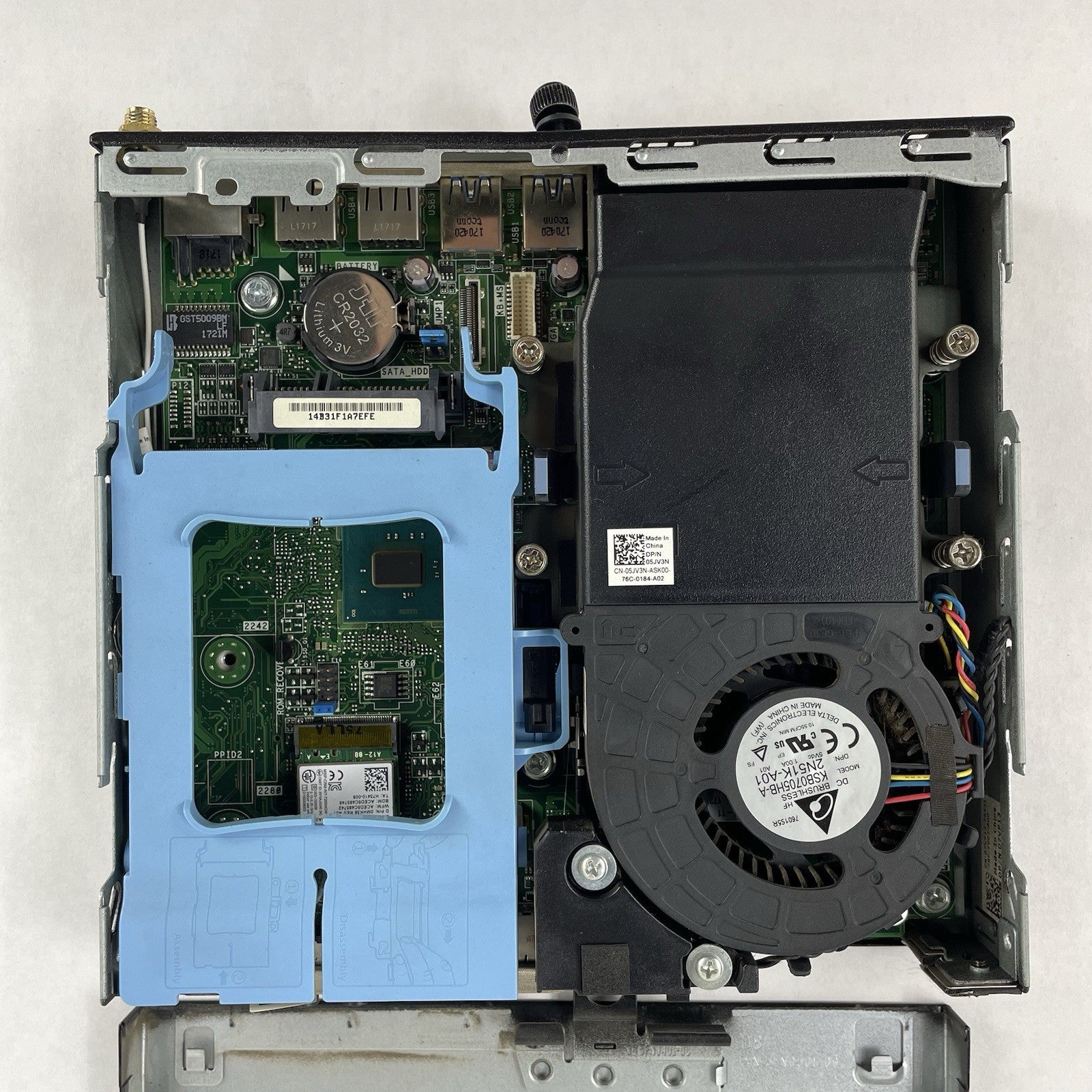 Dell Optiplex 3050 Micro i5-7500T 2.70 GHz 8 GB RAM No SSD/OS/AC - Bad Front11