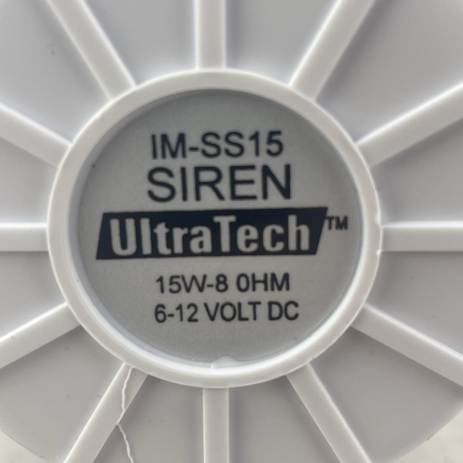 UltraTech IM-SS15 Siren Alarm Horn Speaker 15W 6VDC - 12VDC Lot of 23