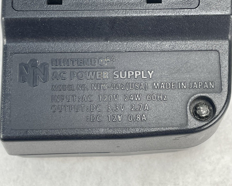 Nintendo NUS-002 For N64 Power Supply Nintendo 64 Lot of 3