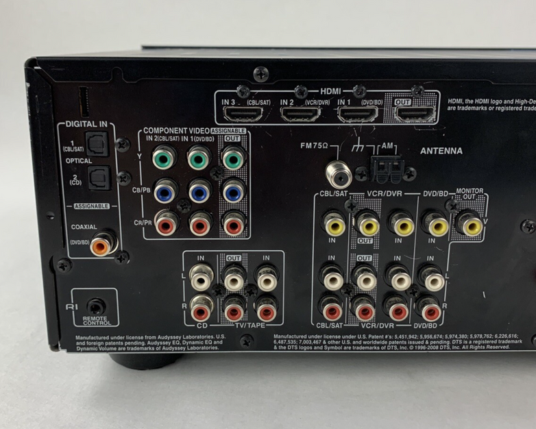 Onkyo HT-R370 Digital Surround A/V Receiver HDMI Parts Repair Left Side Cuts