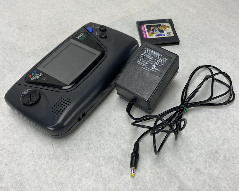 Sega Game Gear Console With World Series Baseball '95 Game And AC-DC Adaptor