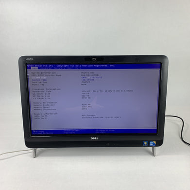 Dell Vostro 330 AIO 23" i3-380 2.53 GHz 4 GB RAM Ho HDD No OS No AC Adapter
