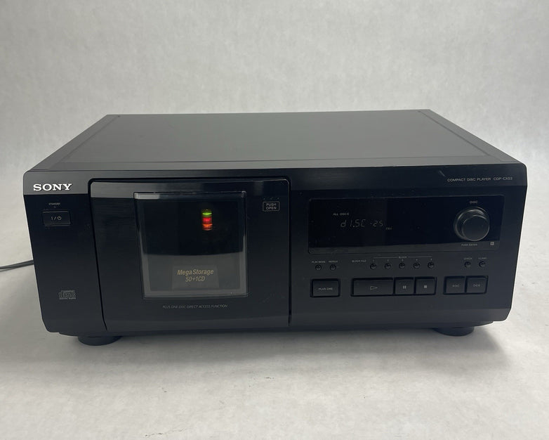 Sony CDP-CX53 50 Disc +1 CD Mega Storage Changer Player Carousel Tested