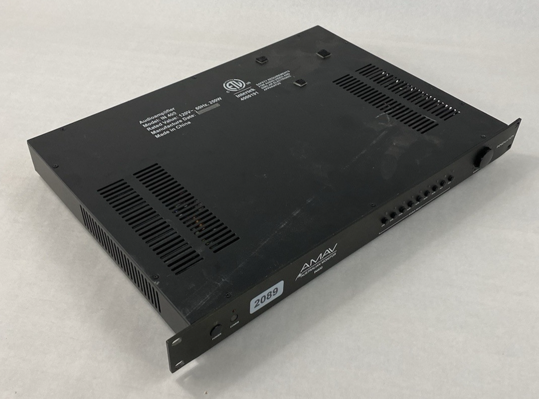 Australian Monitor IN400 Audio Amplifier Tested