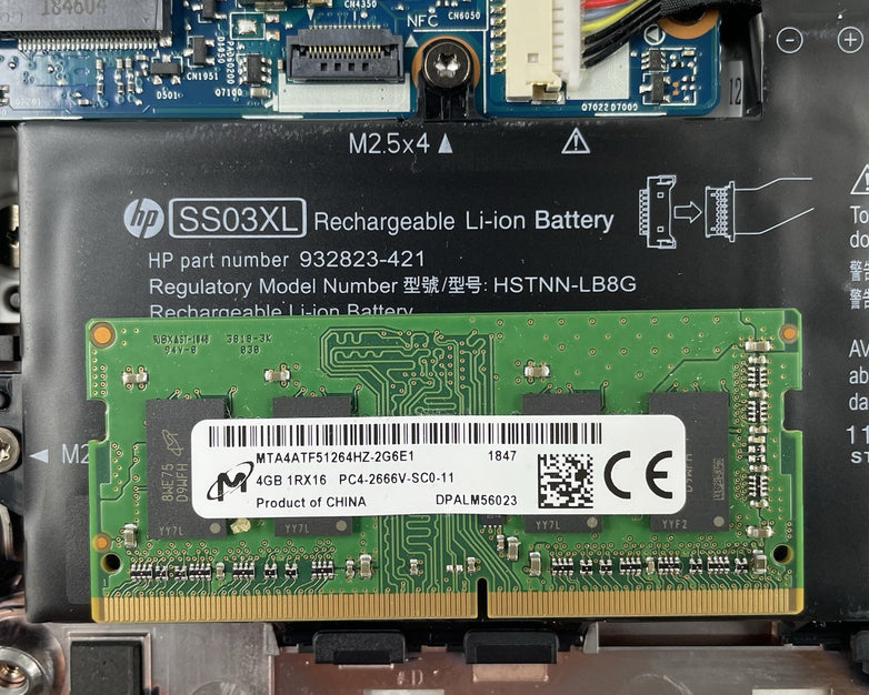 HP mt44 14" Ryzen 3 Pro 2300U 2.00 GHz 4 GB RAM No SSD/OS/AC