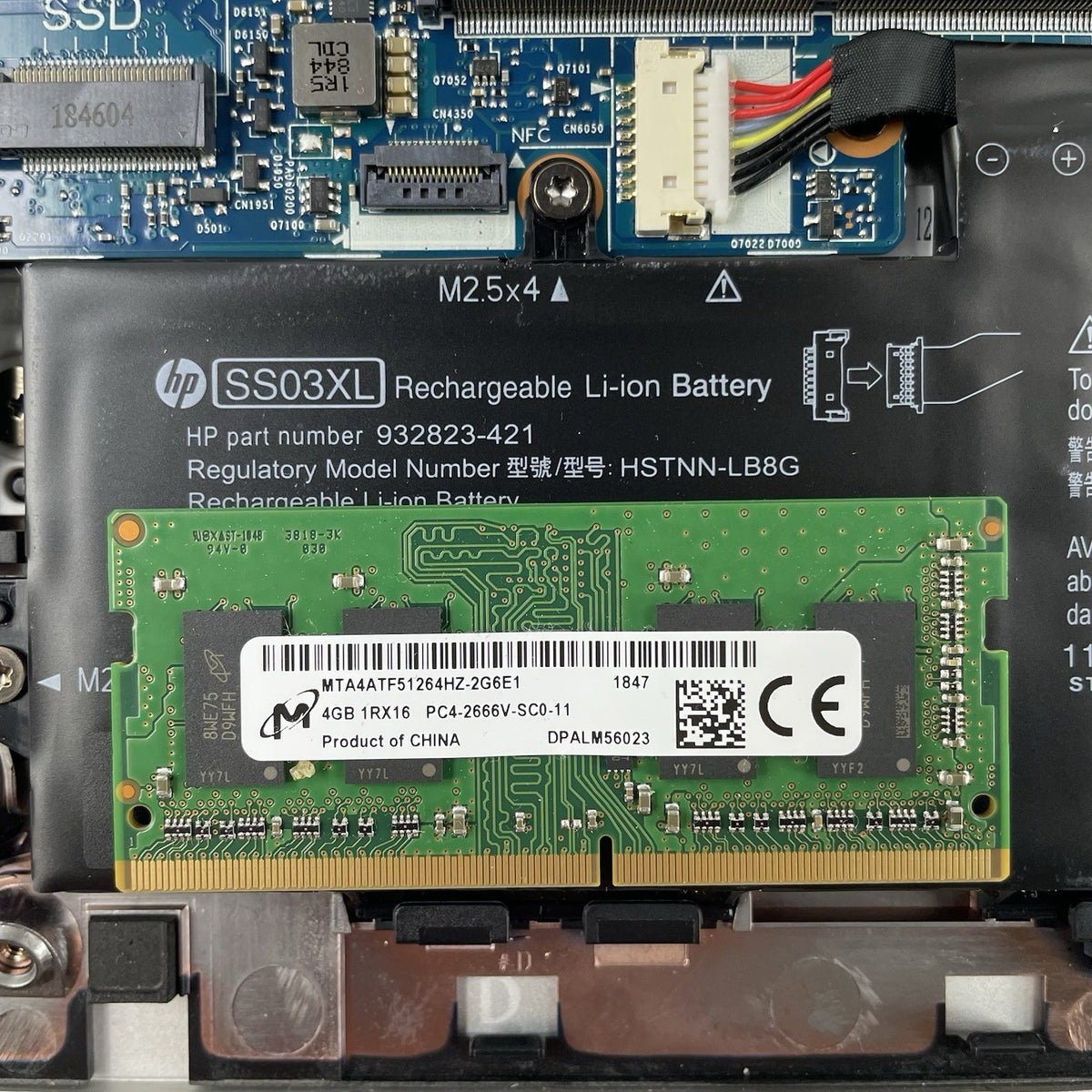 HP mt44 14" Ryzen 3 Pro 2300U 2.00 GHz 4 GB RAM No SSD/OS/AC19