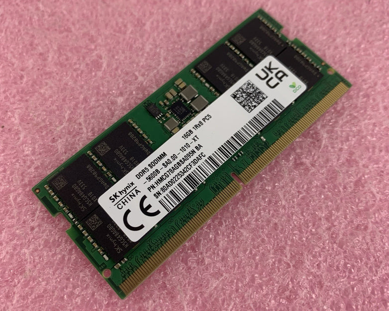 SK Hynix HMCG78AGBSA095N BA 16 GB DDR5 1Rx8 5600B Laptop Ram Memory