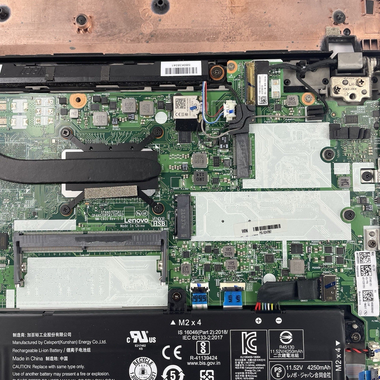 Lenovo ThinkPad T14 Gen 1 14" i5-10310U 1.70 GHz 8 GB RAM No SSD/OS/AC19