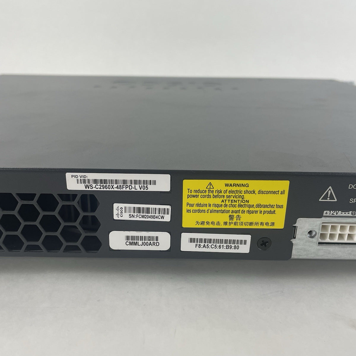 Cisco Catalyst WS-C2960X-48FPD-L V05 48-Port Gigabit Managed PoE+ - Tested7